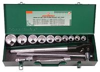 Набор торцевых дюймовых головок 3/4"DR, 12-гранных, диаметром 7/8"-2" Jonnesway S04H6415S (S04H6615S),15 штук